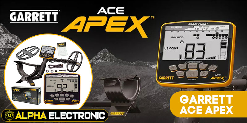 دستگاه فلزیاب نقطه زن Garrett ACE Apex